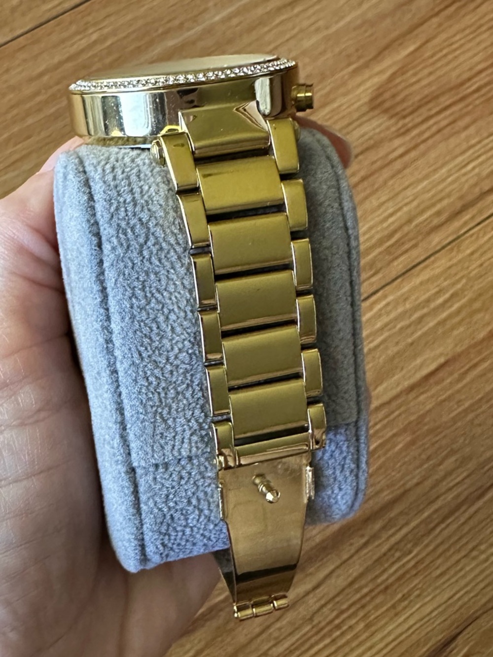 Michael Kors Parker Gold Crystal-Accented Women's Watch MK 5354 - Picture 4 of 5